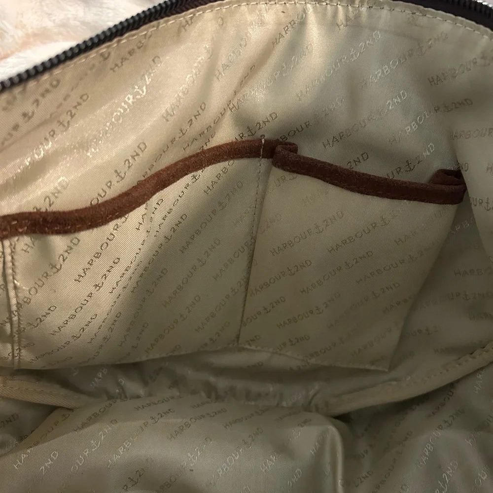 Brown Suede Crossbody Bag - Picture 9 of 12